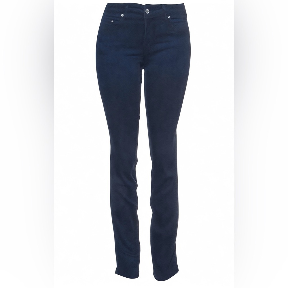 FABRIZIO GIANNI Women’s Super Stretch Slim Fit Jeans In Navy Dark Rinse Sz 4